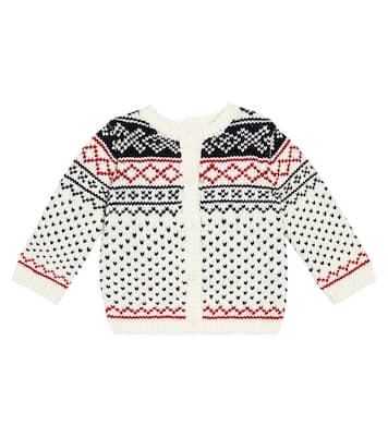 Baby Dayana wool-blend cardigan | Bonpoint