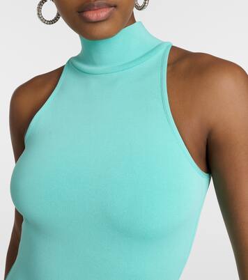 Robe midi en lin et coton mélangés | David Koma