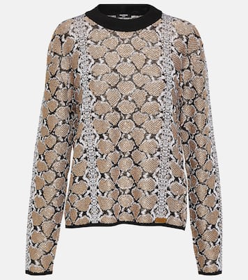 Pull en jacquard à effet serpent | Balmain