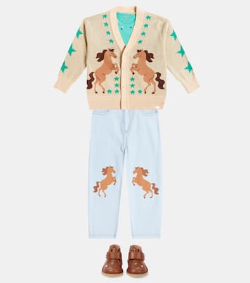 Camiseta de jersey de algodón estampada | Tinycottons