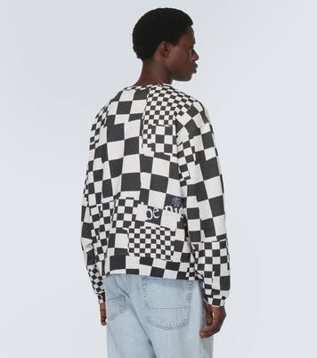 Checked cotton jersey sweatshirt | ERL