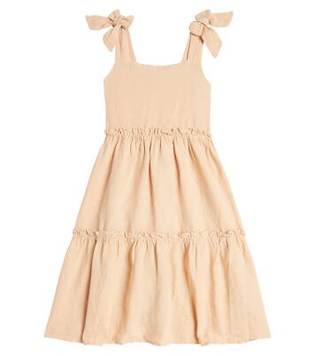 Janne tiered linen dress | Donsje