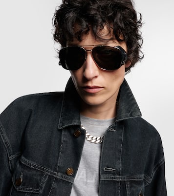 SL 653 Leon Spoiler aviator sunglasses | Saint Laurent