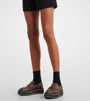 Bahati leather platform loafers | Clergerie