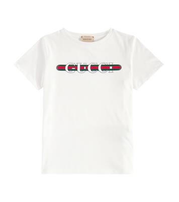 Logo cotton jersey T-shirt | Gucci Kids