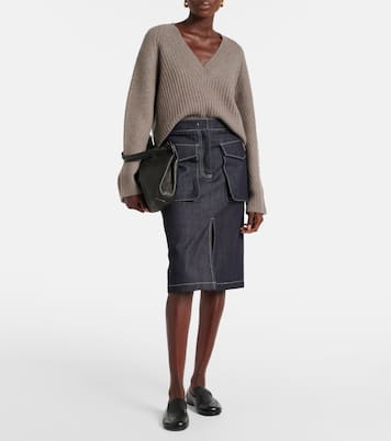 Denim pencil skirt | CO