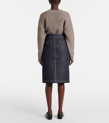 Denim pencil skirt | CO