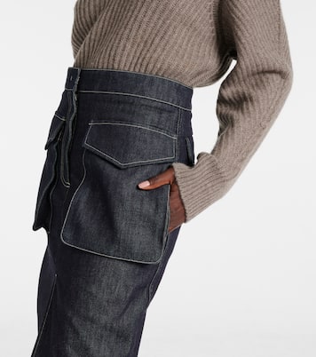 Denim pencil skirt | CO