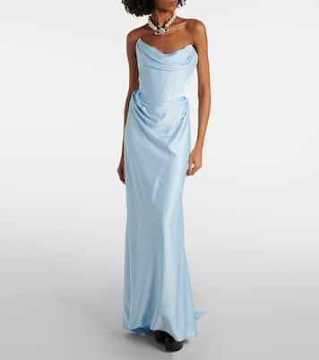 Galaxy strapless satin gown | Vivienne Westwood