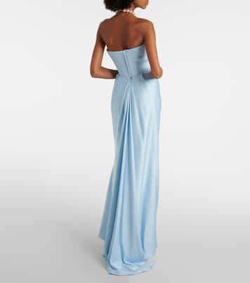 Galaxy strapless satin gown | Vivienne Westwood