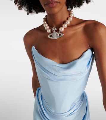 Galaxy strapless satin gown | Vivienne Westwood