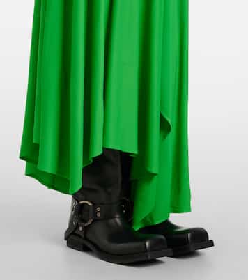 Else gathered asymmetric midi dress | Acne Studios