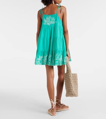 Robe brodée en coton | Juliet Dunn