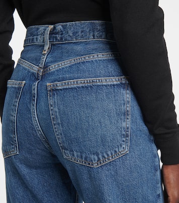 High-Rise Straight Jeans 90's Pinch Waist Long | Agolde