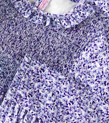 Manzanilla smocked floral cotton dress | La Coqueta