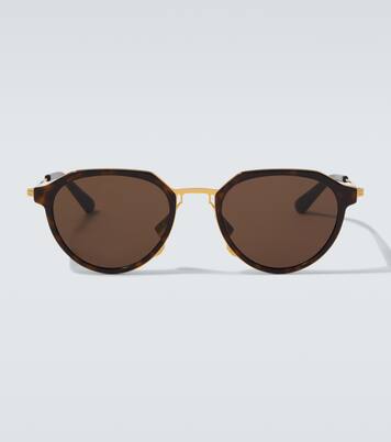 Thin Triangle round sunglasses | Bottega Veneta
