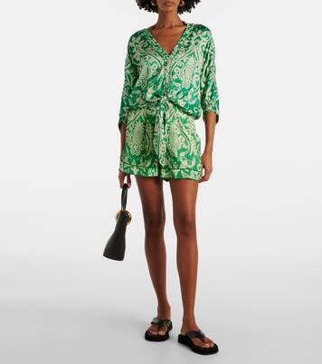 Lulu printed shorts | Poupette St Barth