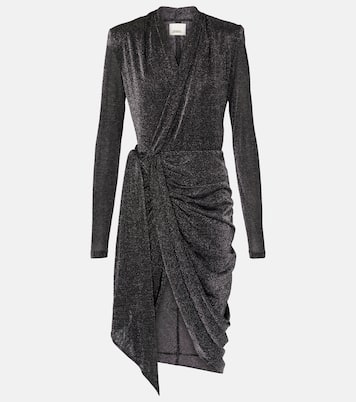 Cleora lamé wrap dress | Isabel Marant