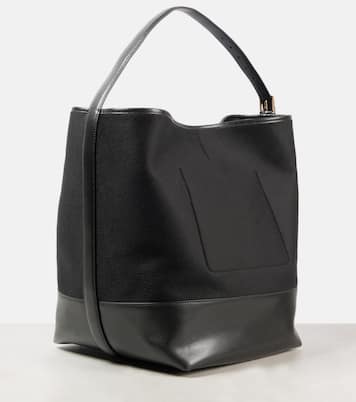 Bolso de lana con piel | Toteme