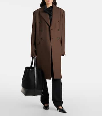 Bolso de lana con piel | Toteme