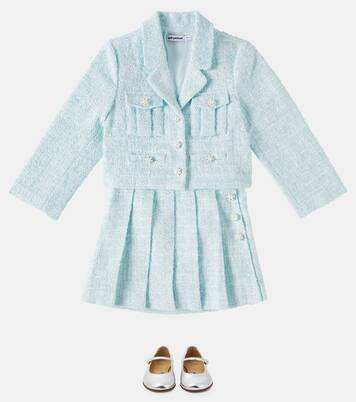 Verzierter Rock aus Bouclé  | Self-Portrait Kids