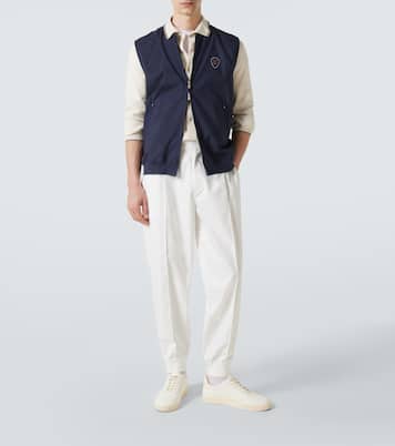 Pleated tapered pants | Brunello Cucinelli