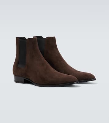 Wyatt suede Chelsea boots | Saint Laurent