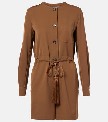 Maine belted wool gabardine playsuit | Max Mara