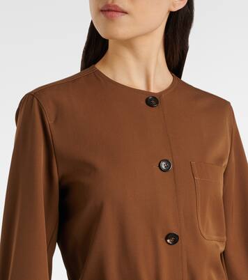 Maine belted wool gabardine playsuit | Max Mara