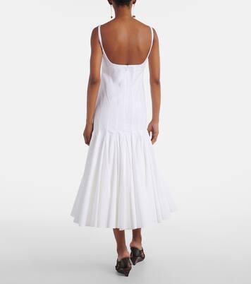 Midikleid Agave aus Baumwollpopeline | Jacquemus