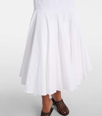 Midikleid Agave aus Baumwollpopeline | Jacquemus