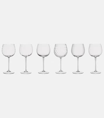 Tolomeo set of 6 red wine glasses | NasonMoretti