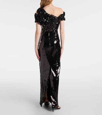 Robe mit Pailletten | Marmar Halim