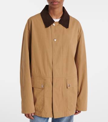 Frank cotton gabardine jacket | The Row