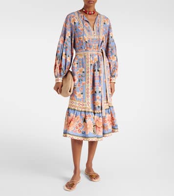 Bedrucktes Midikleid Superbloom Tapestry | Farm Rio