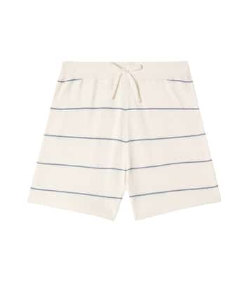 Chandler striped cotton-blend shorts | Rylee + Cru