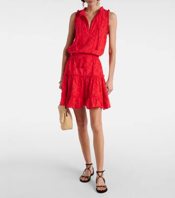 Robe Clara en coton à broderies anglaises | Poupette St Barth