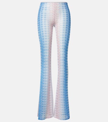 Semi-sheer flared pants | Missoni