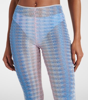 Semi-sheer flared pants | Missoni
