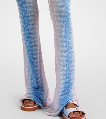 Semi-sheer flared pants | Missoni