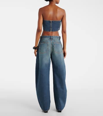 High-Rise Barrel Jeans | Alaïa