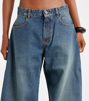 High-Rise Barrel Jeans | Alaïa