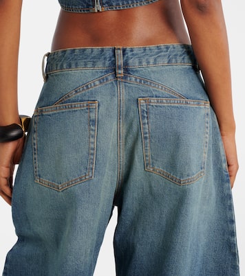 High-Rise Barrel Jeans | Alaïa