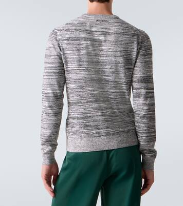 Cotton and linen-blend Henley shirt | JW Anderson