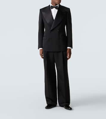Wool and silk-blend gabardine suit pants | Dolce&Gabbana