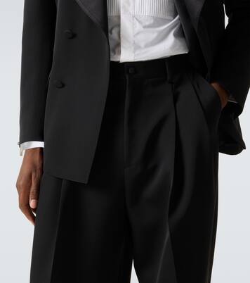 Wool and silk-blend gabardine suit pants | Dolce&Gabbana