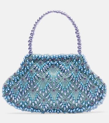 Scallop Mini embellished tote bag | Clio Peppiatt