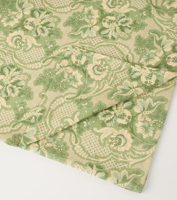 Iris floral linen tablecloth | Cabana