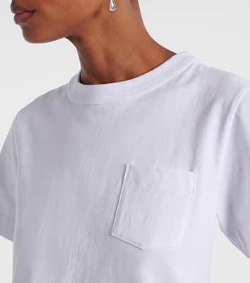 T-Shirt aus Twill und Baumwolle | Sacai