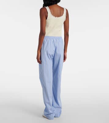 Weite Hose aus Baumwollpopeline | Miu Miu